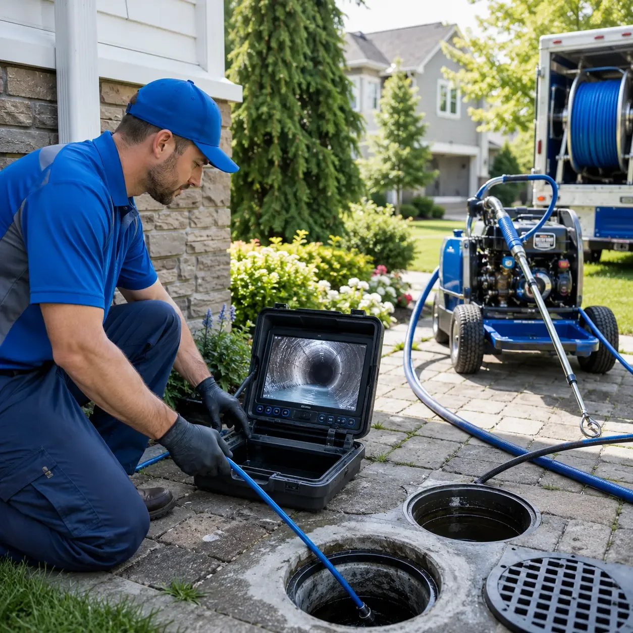 Outdoor drain cleaning professionals serving Kaleva, MI